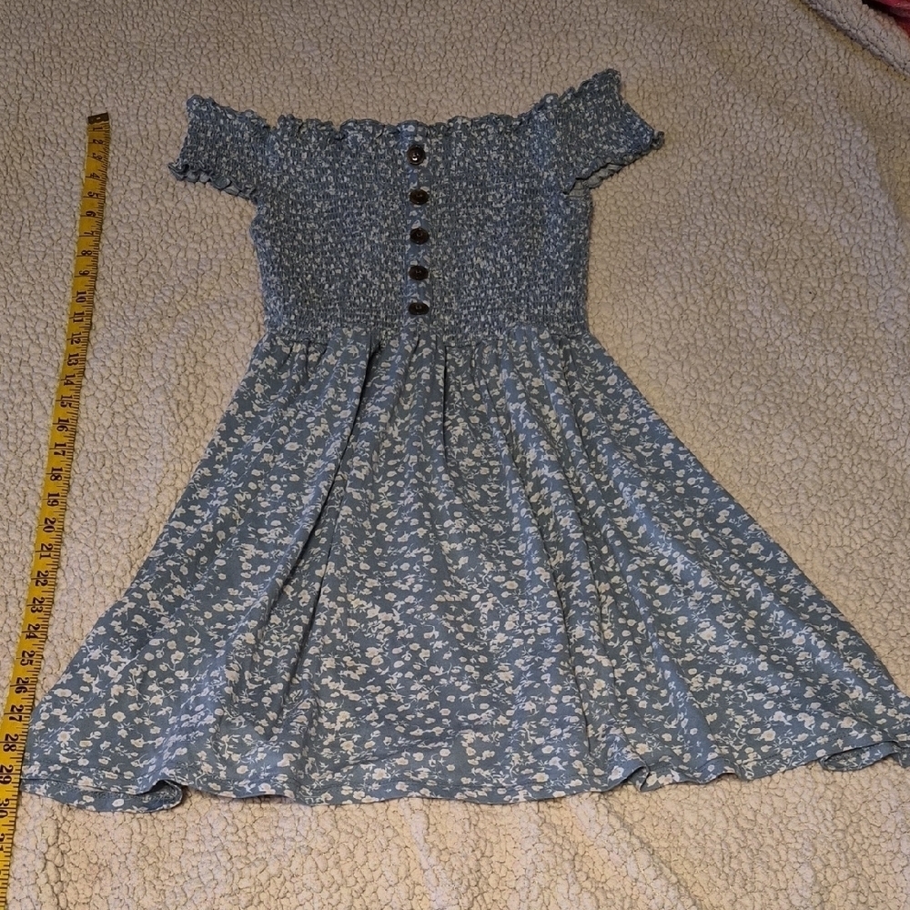 Floral Blue Dress